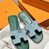 Top qualityherme…s ss24 new arrival～H Home Classic Oran Slippers 24 New ColorsThe color schebi784x4v