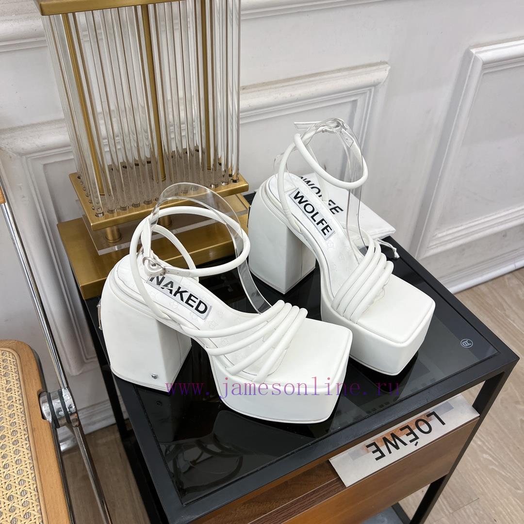 NAKED WOLFE | 2024ˢˢ2024 Autumn/Winter New Product: Fine Strap Roman Waterproof Platform To6j2g23j - Image 5