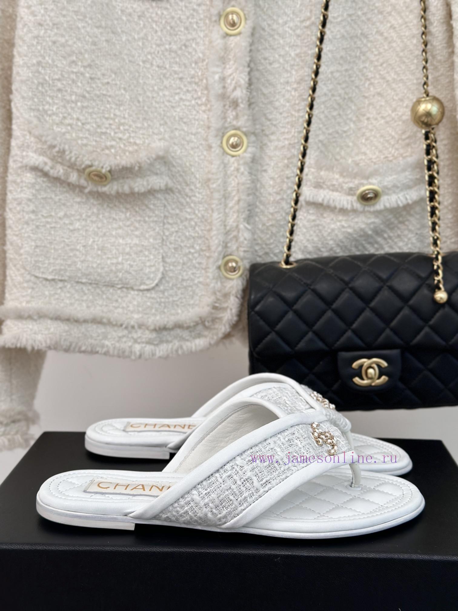 Chanel | 24P Spring/Summer New ProductsDouble C diamond grid clip on flip flopsSummer flip fg6ki6hug