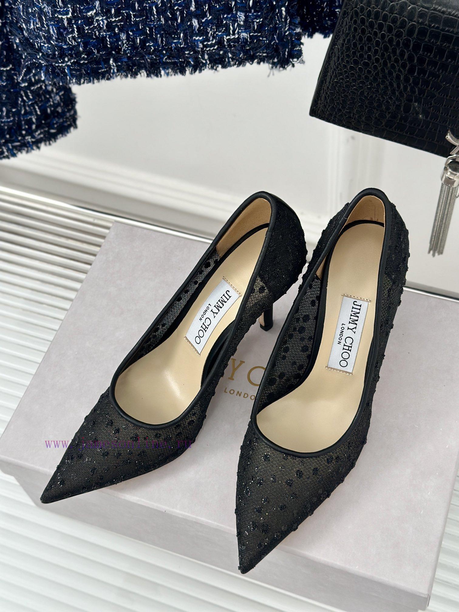 Jimmy Choo | Jimmy Zhou Classic LOVE Mesh Series High HeelsJC's shoes are well-known for thes0cpxtw9 - Image 3