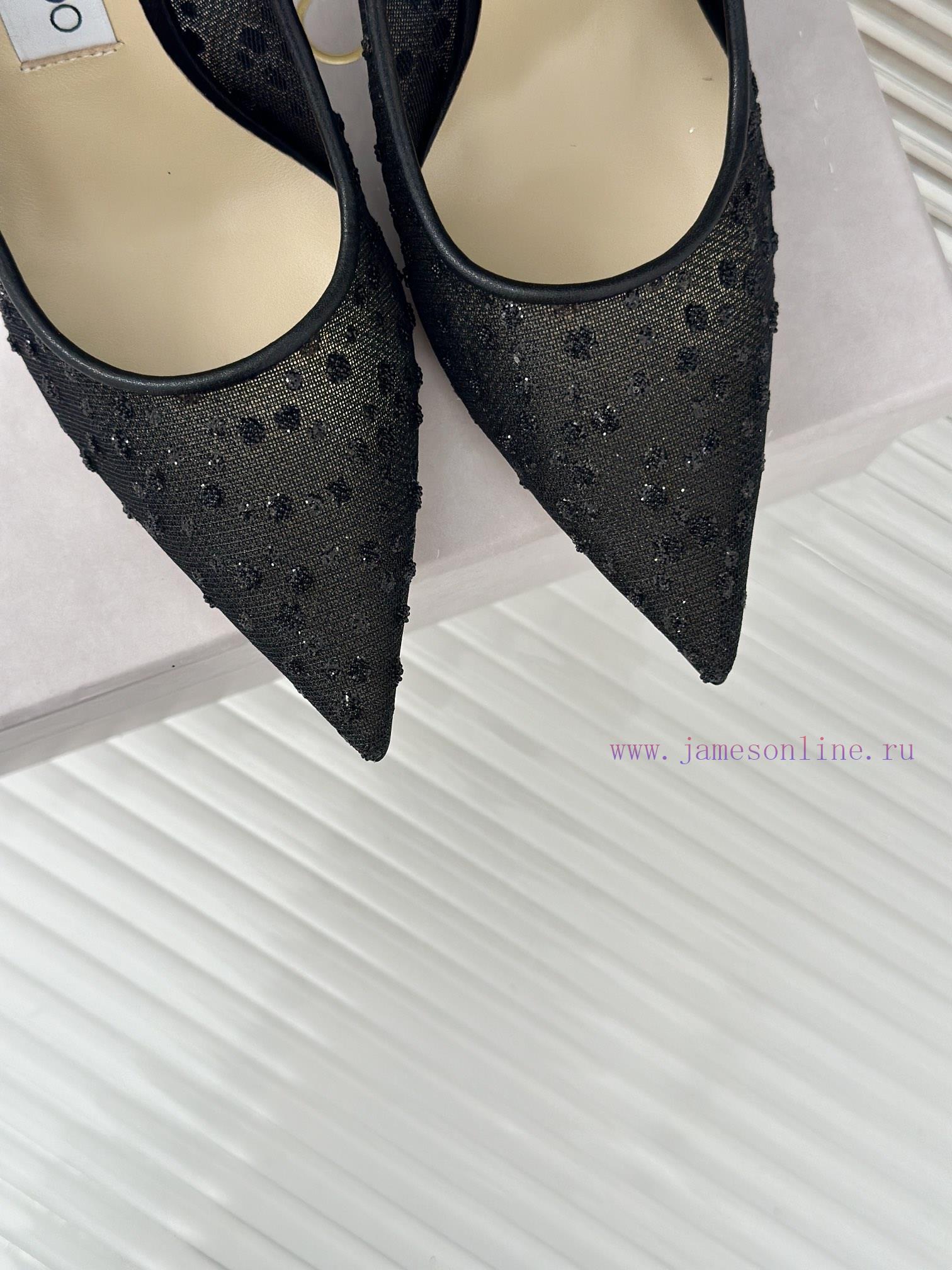 Jimmy Choo | Jimmy Zhou Classic LOVE Mesh Series High HeelsJC's shoes are well-known for thes0cpxtw9 - Image 8