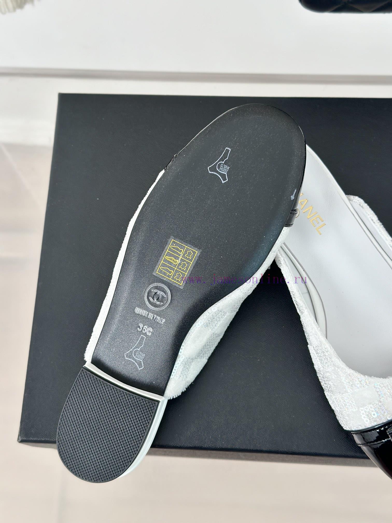 Chanel | Chanel 24P New ProductDouble C bow color blocked half slippersThe shoe upper is mad7xi8wqhc - Image 10