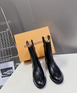 Louis Vuitton LV Donkey Home Autumn/Winter Fashion Show New Western Cowboy Boots This boot ils3hcs1x
