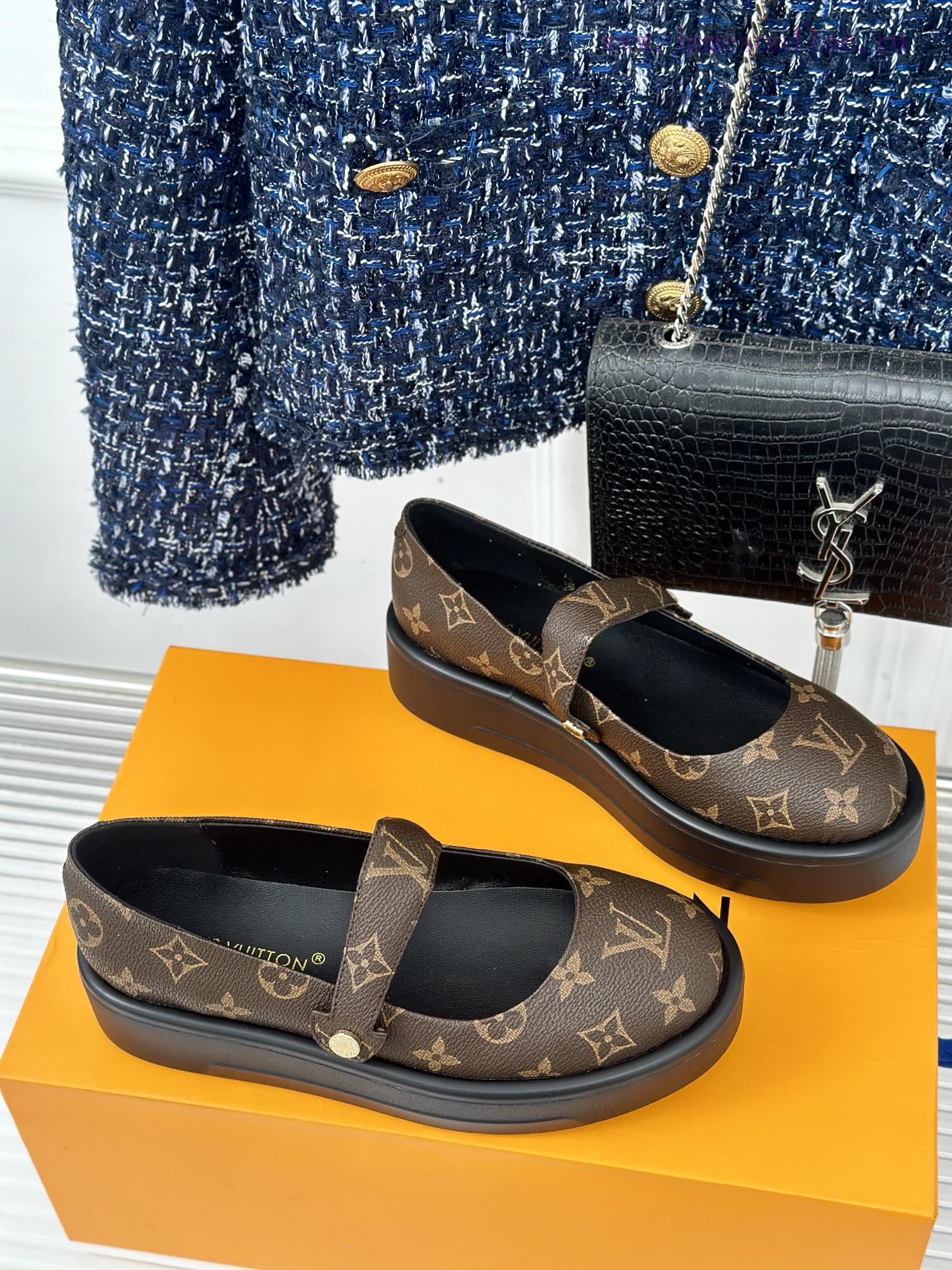L * V Lvjia 24ss New Product Thick Bottom Old FlowerMary Jane Shoe CollectionIt's so beautif51ykkoep - Image 4