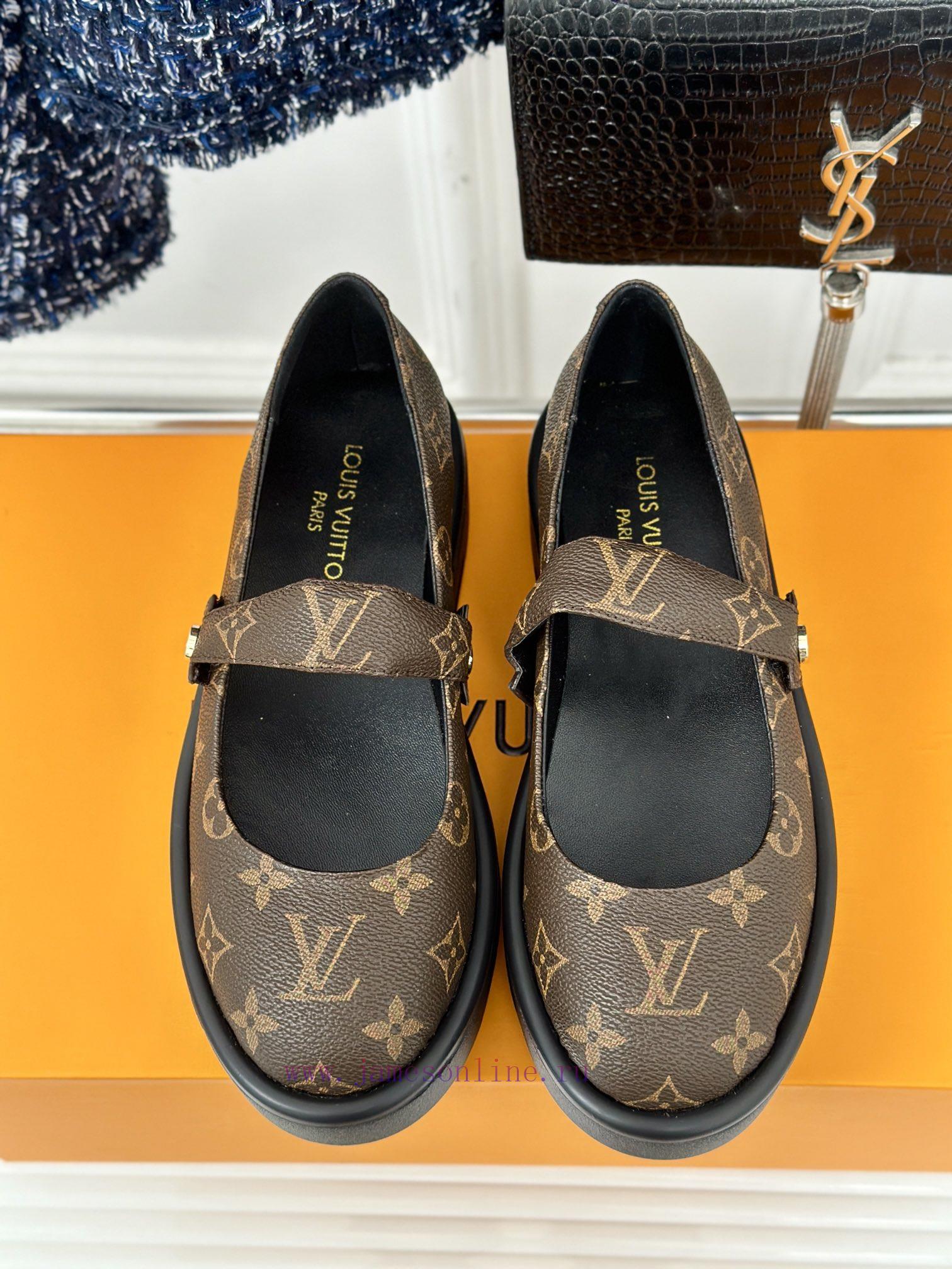 L * V Lvjia 24ss New Product Thick Bottom Old FlowerMary Jane Shoe CollectionIt's so beautif51ykkoep - Image 5