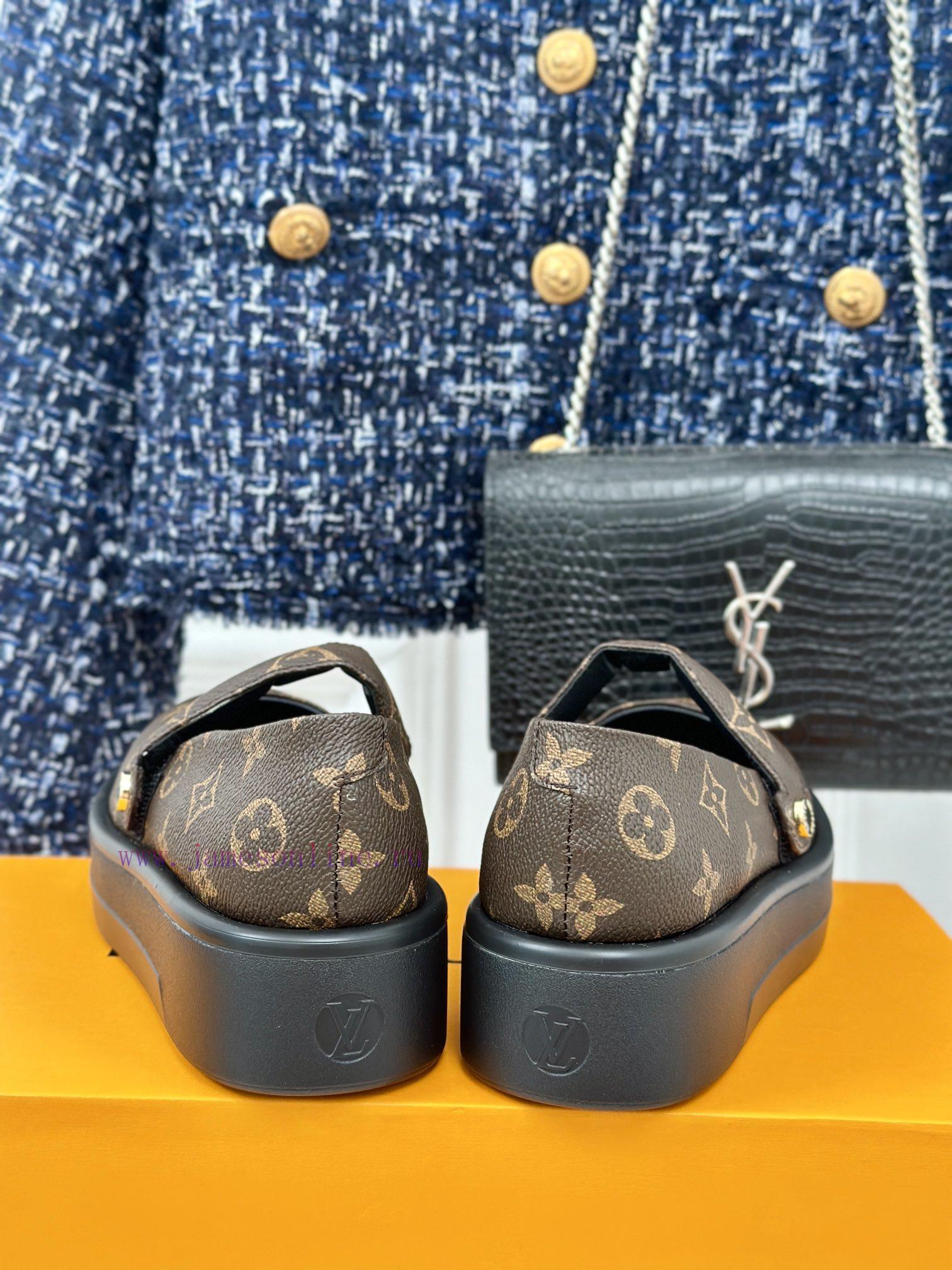 L * V Lvjia 24ss New Product Thick Bottom Old FlowerMary Jane Shoe CollectionIt's so beautif51ykkoep - Image 7