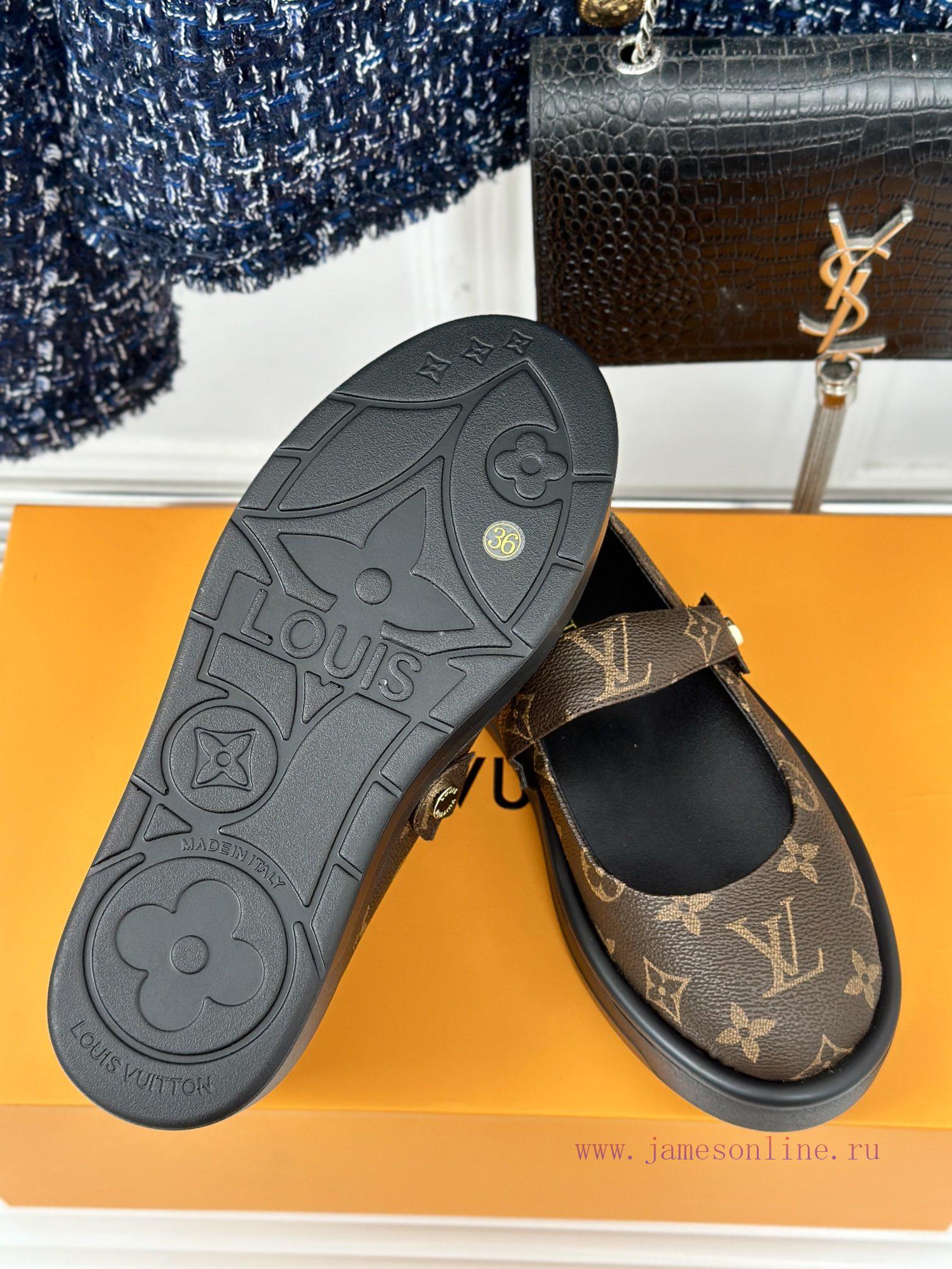 L * V Lvjia 24ss New Product Thick Bottom Old FlowerMary Jane Shoe CollectionIt's so beautif51ykkoep - Image 10