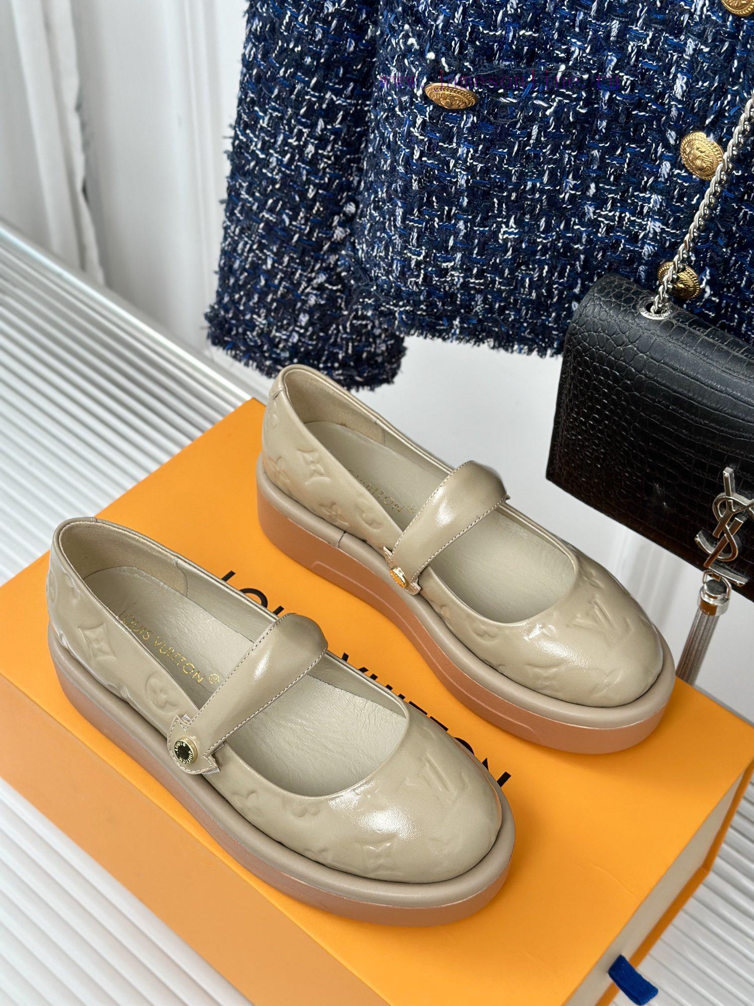 L * V Lvjia 24ss New Product Thick Bottom Old FlowerMary Jane Shoe CollectionIt's so beautifgiuvbzau - Image 4