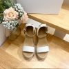 Commercial name See by Chloe Glyn wedge grass woven shoesOpen toed single toe loop buckle anlbhzdj4c