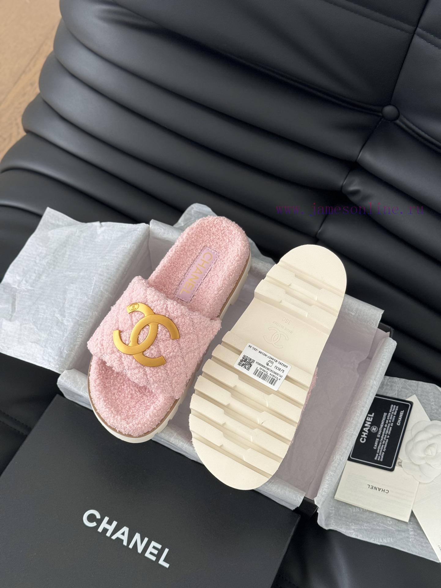 Chanel 24B new fur slippersThis fur mop is really cuteSoft and fluffy fur, comfortable and wxtw3mley - Image 5