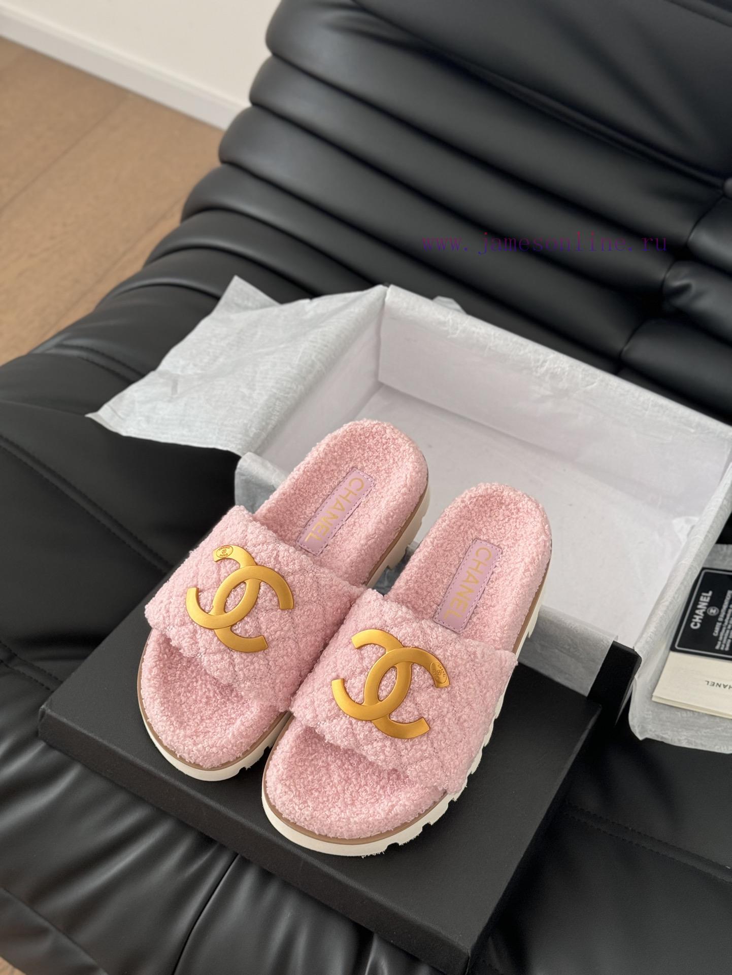 Chanel 24B new fur slippersThis fur mop is really cuteSoft and fluffy fur, comfortable and wxtw3mley - Image 7