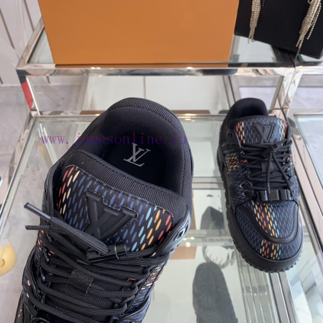 Louis Vuitton 2024 New LV Trainer Fat Couple Bread Shoes Casual Sports Shoes Board ShoesThe ipba42s6 - Image 5