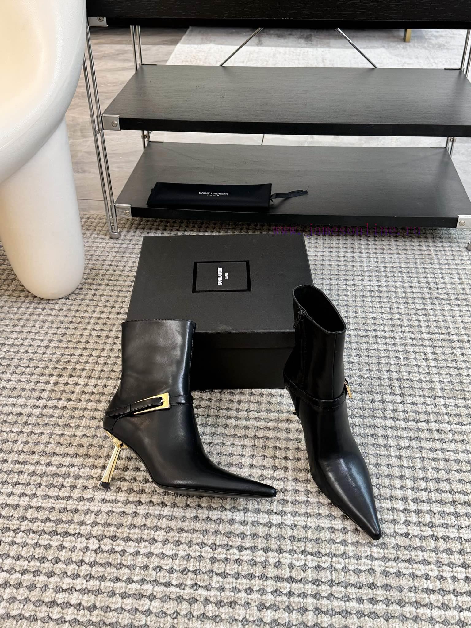 24 New Short Boots: The pointed toe and slim heel complement each other, adding to the tempepmbg6kby - Image 5