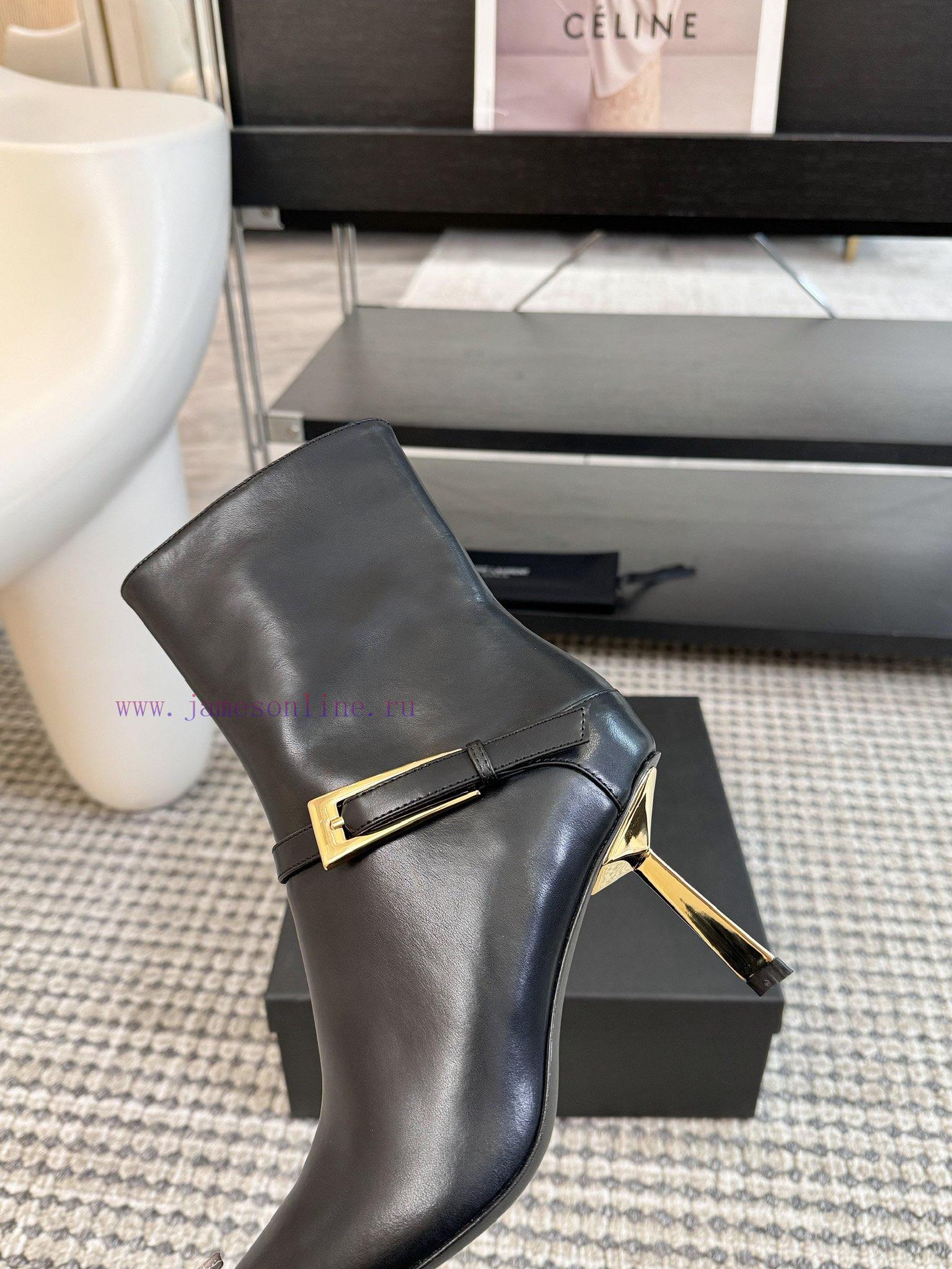 24 New Short Boots: The pointed toe and slim heel complement each other, adding to the tempepmbg6kby - Image 7