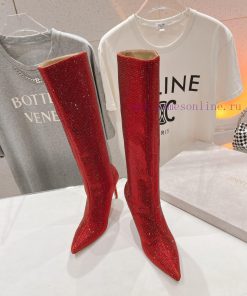 Purchasing grade JIMMY CHOO * | JC/Jimmy Zhou 2024 Autumn/Winter New Diamond Pointed High He2ws4rv67