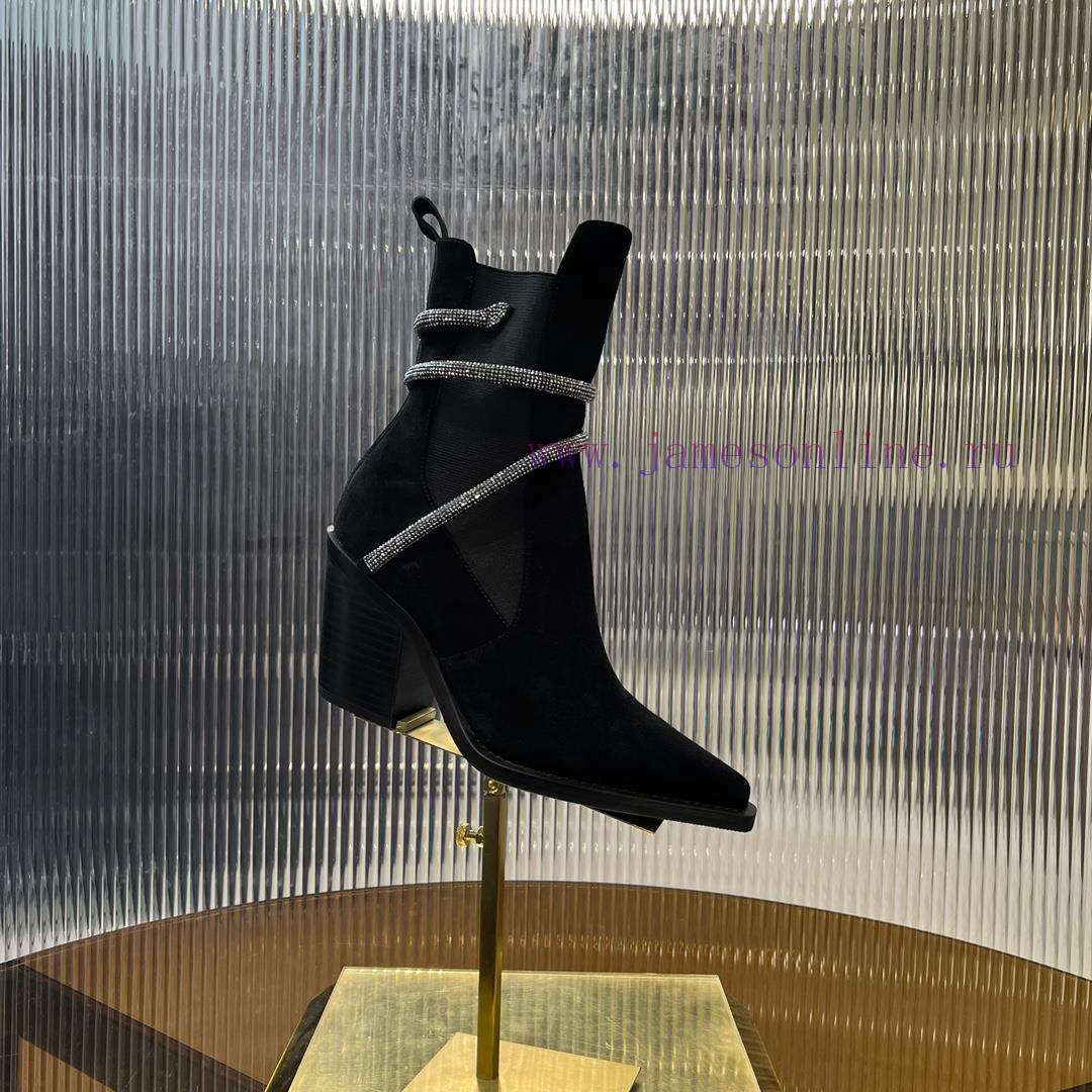 R ᴇɴᴇ C ᴀᴏᴠ ɪʟʟᴀ | 2024 snake shaped autumn and winter explosive elastic short boots, high hxzkxelbh - Image 8