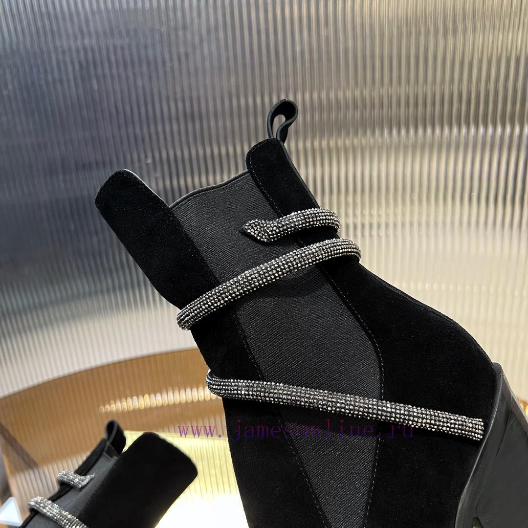 R ᴇɴᴇ C ᴀᴏᴠ ɪʟʟᴀ | 2024 snake shaped autumn and winter explosive elastic short boots, high hxzkxelbh - Image 9