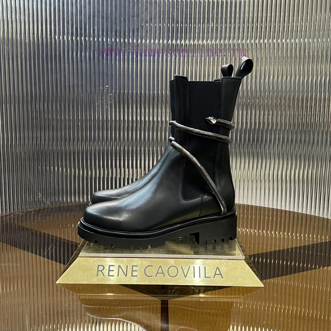 R ᴇɴᴇ C ᴀᴏᴠ ɪʟʟᴀ | 2024 snake shaped autumn and winter explosive elastic short boots, high hrx5zsmvf - Image 3