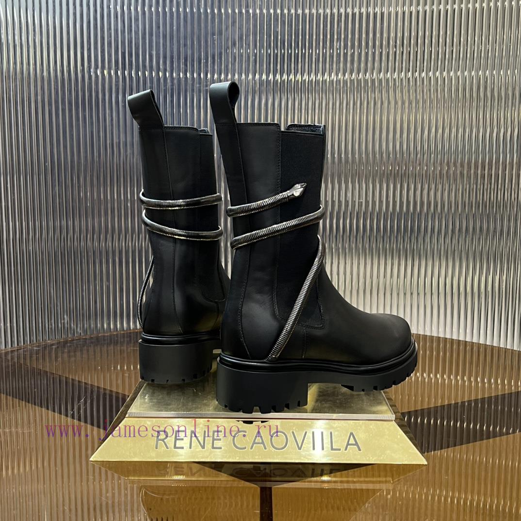 R ᴇɴᴇ C ᴀᴏᴠ ɪʟʟᴀ | 2024 snake shaped autumn and winter explosive elastic short boots, high hrx5zsmvf - Image 4