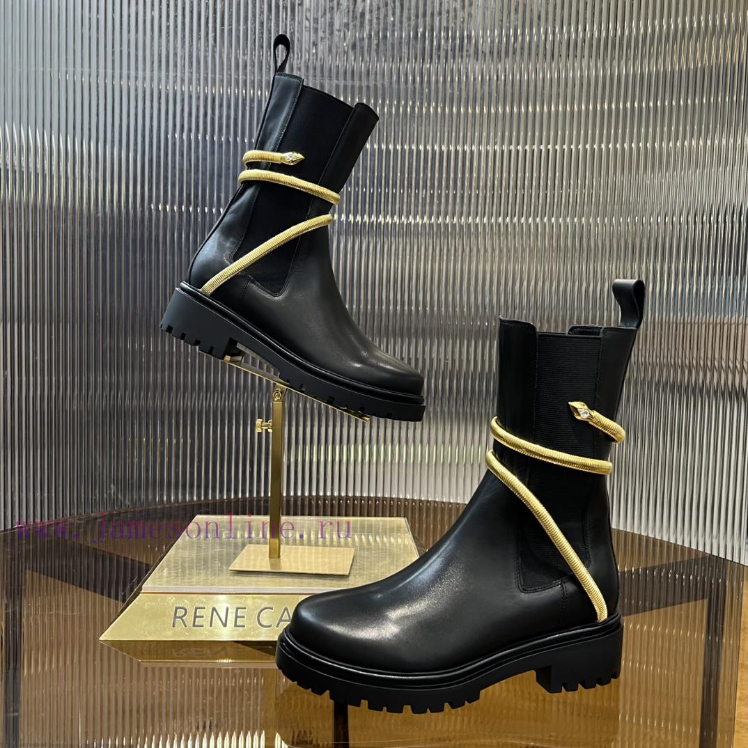 R ᴇɴᴇ C ᴀᴏᴠ ɪʟʟᴀ | 2024 snake shaped autumn and winter explosive elastic short boots, high hlxwepcjy - Image 6