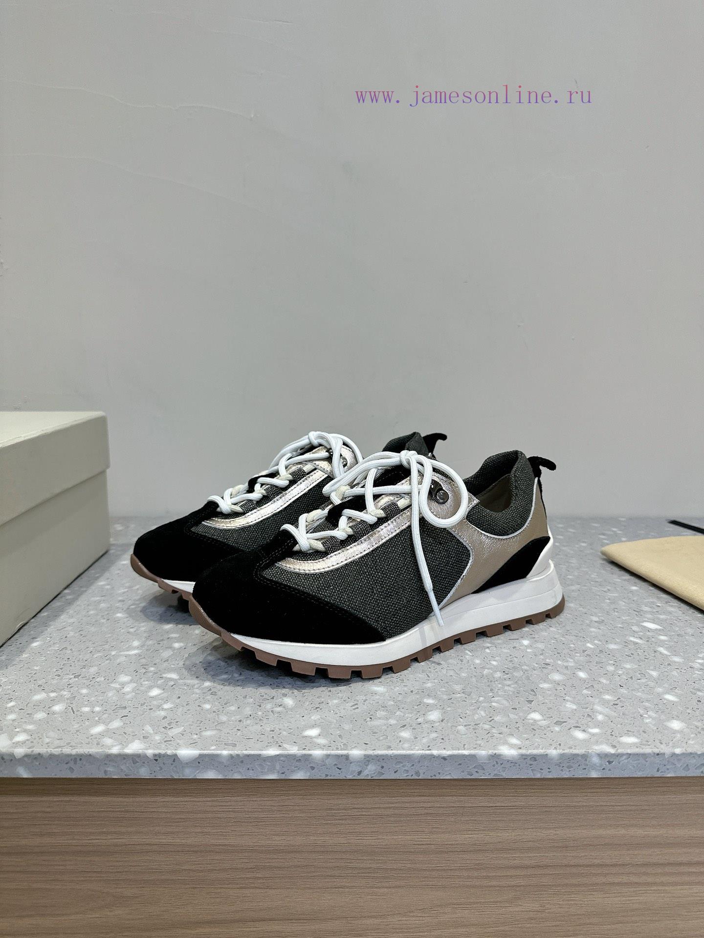 Brunello Cucinelli autumn and winter new couple style lace up series casual shoesBC is a welgzyl5lwx - Image 4