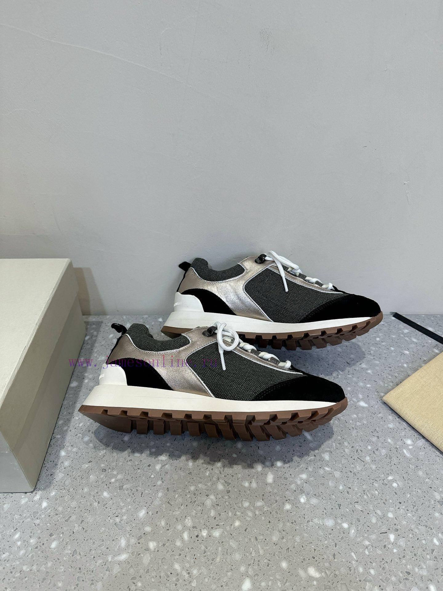 Brunello Cucinelli autumn and winter new couple style lace up series casual shoesBC is a welgzyl5lwx - Image 5