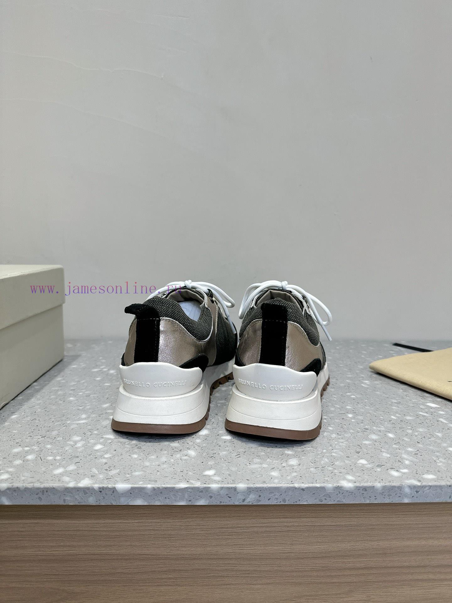 Brunello Cucinelli autumn and winter new couple style lace up series casual shoesBC is a welgzyl5lwx - Image 7