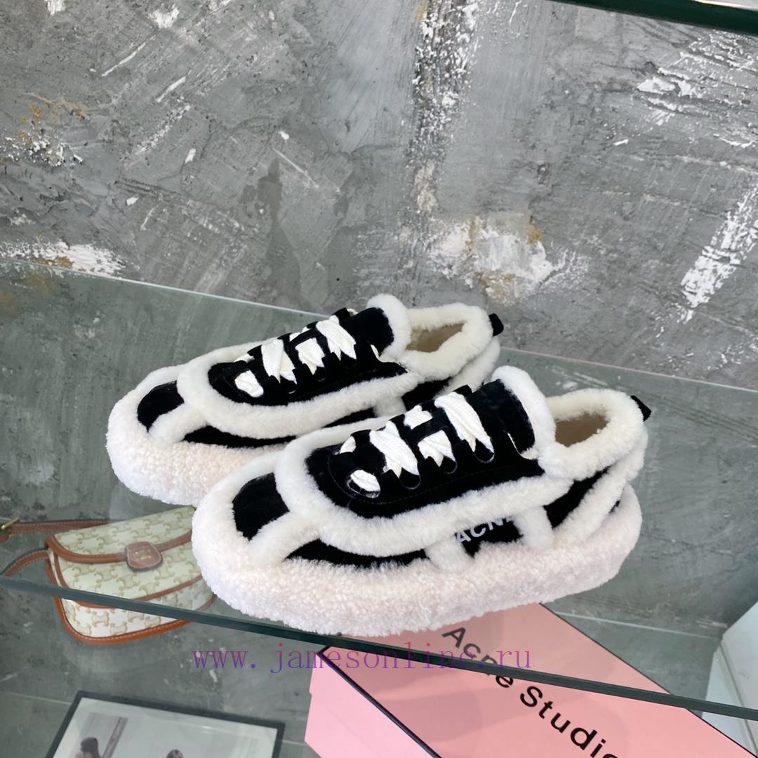 Acne Autumn/Winter ️ Autumn/Winter really needs a pair of cute fur shoes to become a fashion998q8lvh - Image 3