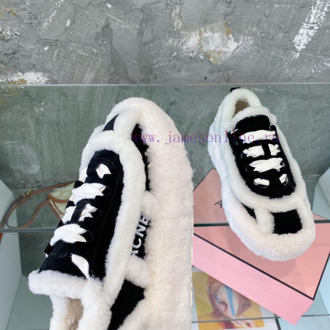 Acne Autumn/Winter ️ Autumn/Winter really needs a pair of cute fur shoes to become a fashion998q8lvh - Image 5