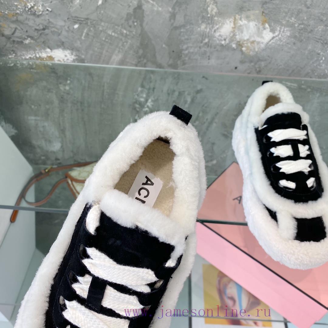 Acne Autumn/Winter ️ Autumn/Winter really needs a pair of cute fur shoes to become a fashion998q8lvh - Image 6