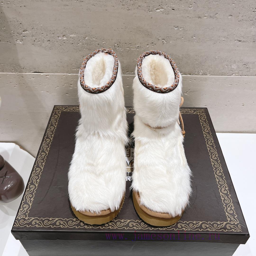 Top tier2023 winter new fur integrated snow boots, thickened snow boots for women, Australiadhztm58d