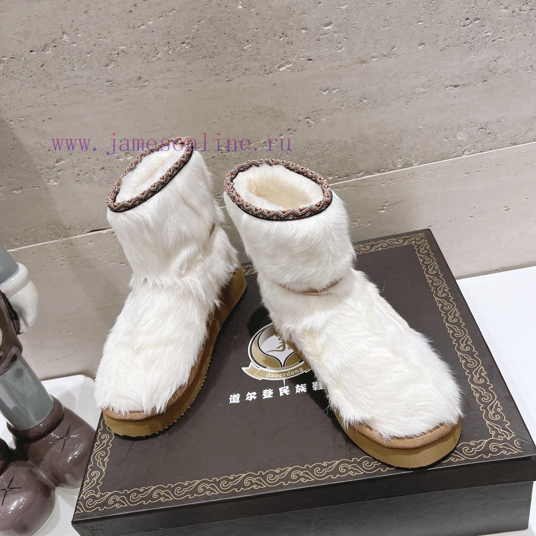 Top tier2023 winter new fur integrated snow boots, thickened snow boots for women, Australiadhztm58d - Image 3