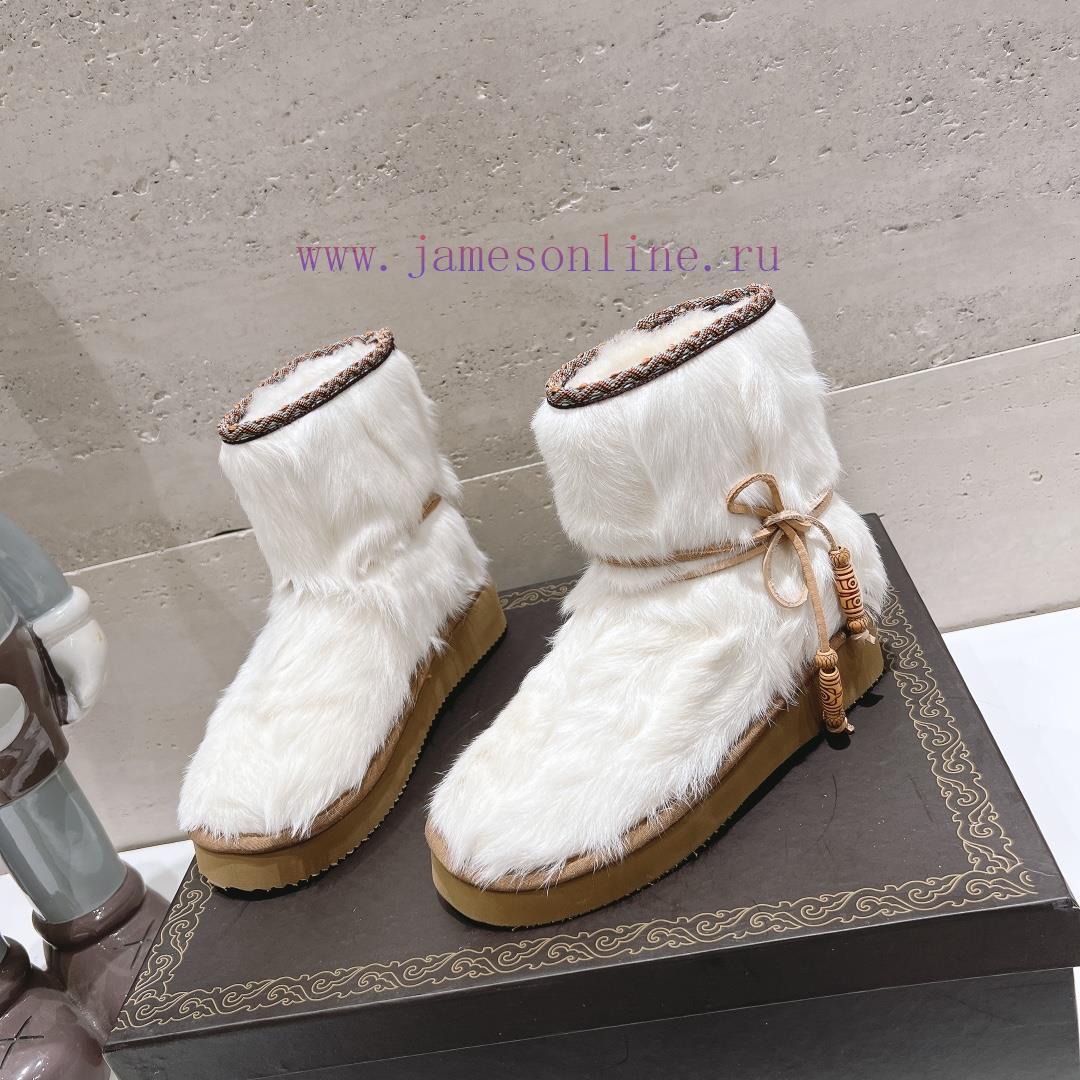 Top tier2023 winter new fur integrated snow boots, thickened snow boots for women, Australiadhztm58d - Image 4