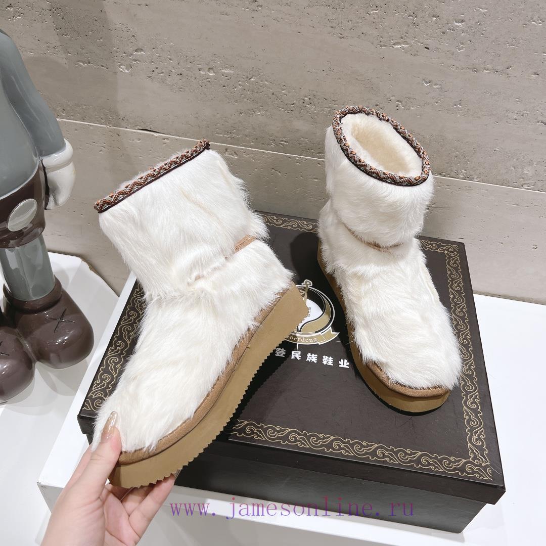 Top tier2023 winter new fur integrated snow boots, thickened snow boots for women, Australiadhztm58d - Image 5