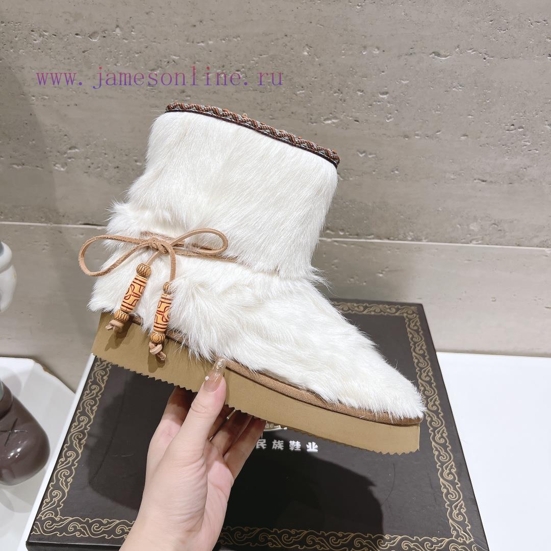 Top tier2023 winter new fur integrated snow boots, thickened snow boots for women, Australiadhztm58d - Image 6