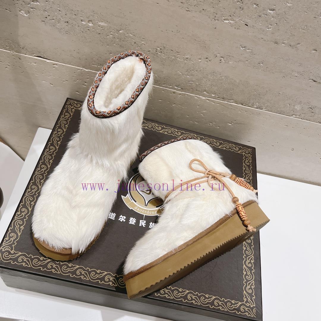 Top tier2023 winter new fur integrated snow boots, thickened snow boots for women, Australiadhztm58d - Image 7