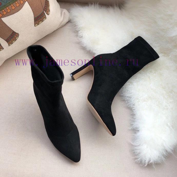 JIMMY CHOO elastic boots are made of high-quality fabric with silky double-sided velvet and d0x93vuw - Image 3