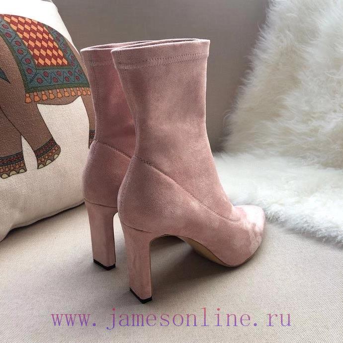 JIMMY CHOO elastic boots are made of high-quality fabric with silky double-sided velvet and 5x4uzw73 - Image 5