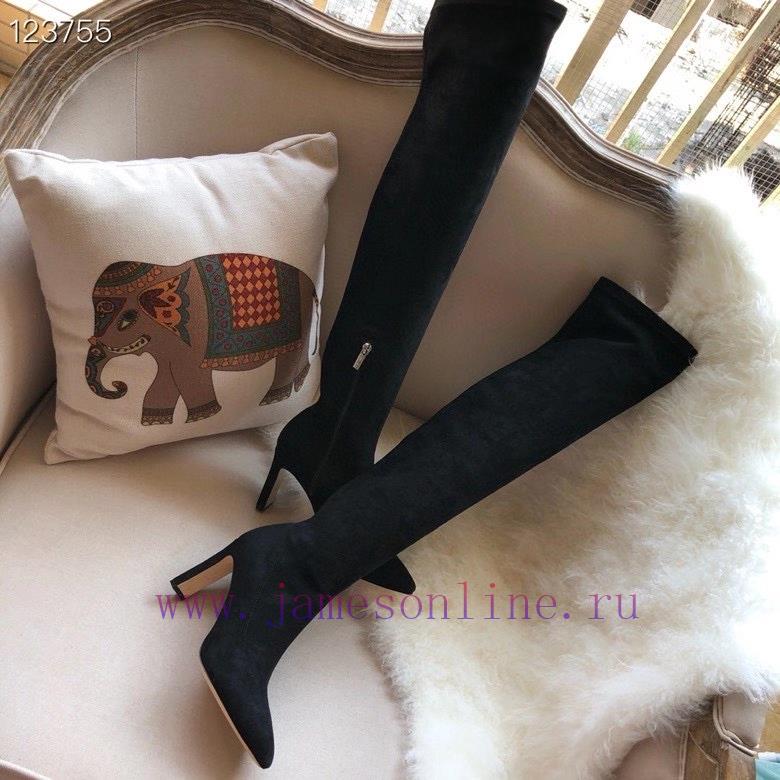 JIMMY CHOO elastic boots are made of high-quality fabric with silky double-sided velvet and 9uokdm7b - Image 7