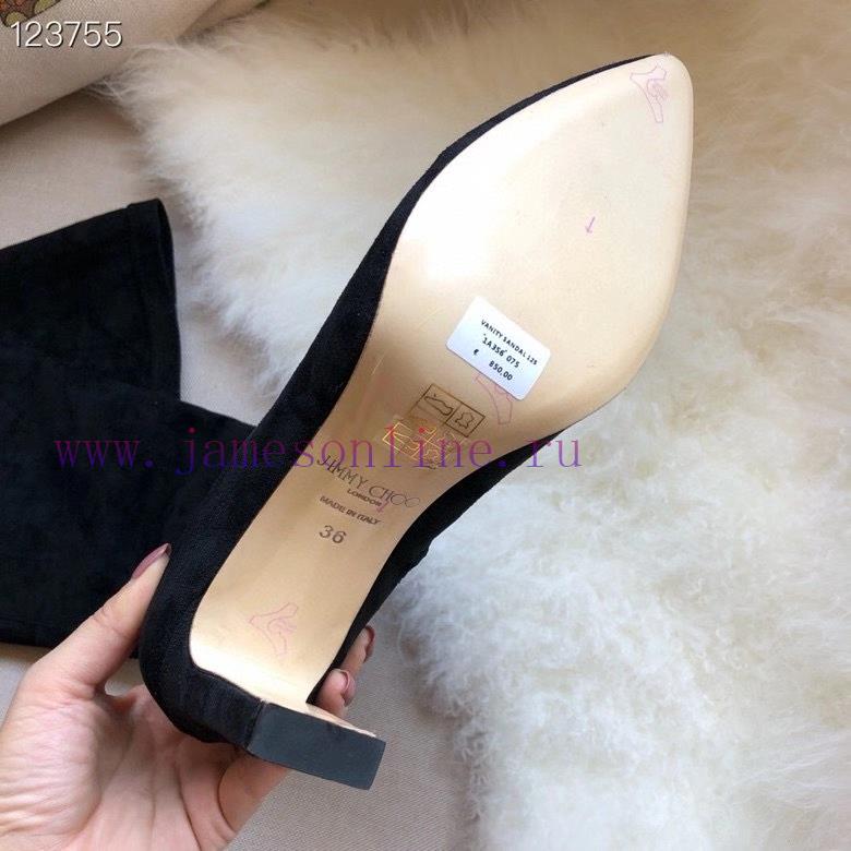 JIMMY CHOO elastic boots are made of high-quality fabric with silky double-sided velvet and 9uokdm7b - Image 9