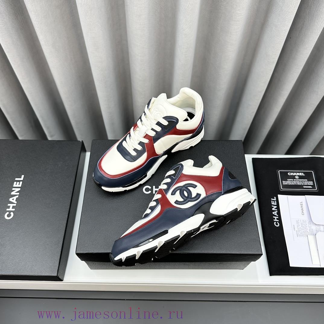 SCCHANEChanel thick soled panda sneakersChanel 2023 popular panda shoes with thick soled caskmm5e5rd - Image 5
