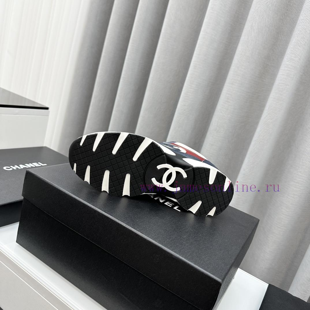 SCCHANEChanel thick soled panda sneakersChanel 2023 popular panda shoes with thick soled caskmm5e5rd - Image 10