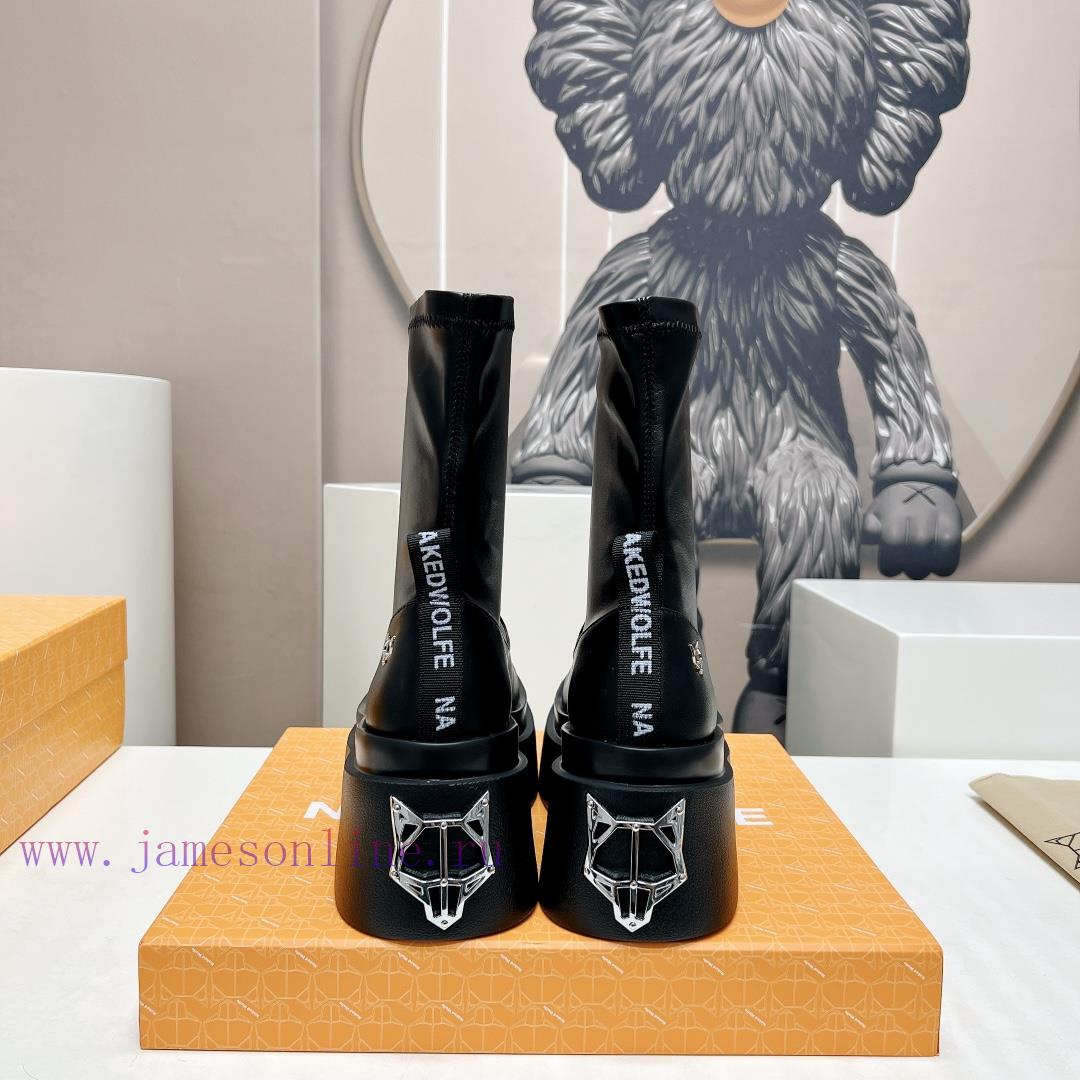 Nakewolf 23vs Autumn Latest Show Hate Tian Gao Waterproof Platform Fashion Boot CollectionSpth7f9mbz - Image 9