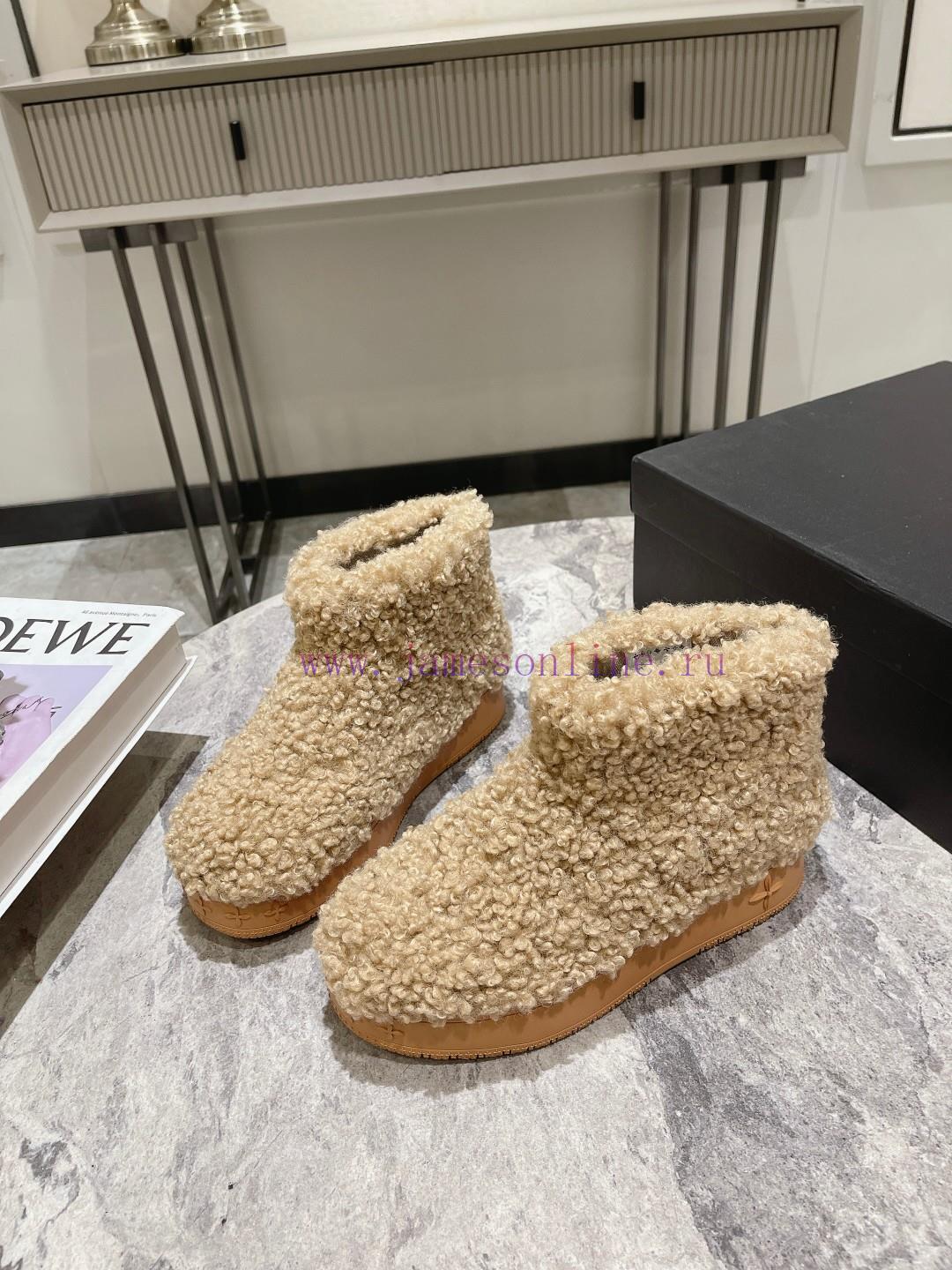 Short boots SMFK designer brand 23 latest thick soled desert snow boots by Wu Xuanyi, same syuw8wa02 - Image 3