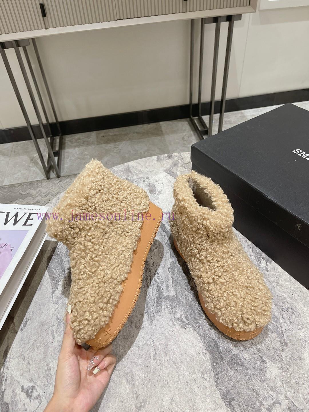 Short boots SMFK designer brand 23 latest thick soled desert snow boots by Wu Xuanyi, same syuw8wa02 - Image 5
