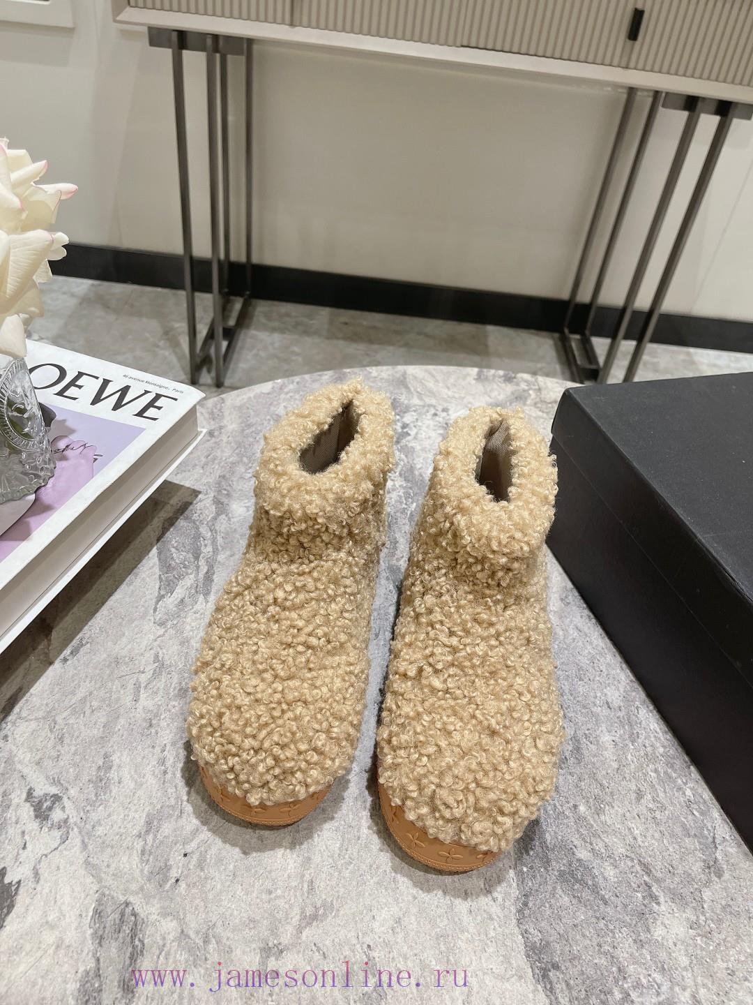 Short boots SMFK designer brand 23 latest thick soled desert snow boots by Wu Xuanyi, same syuw8wa02 - Image 6