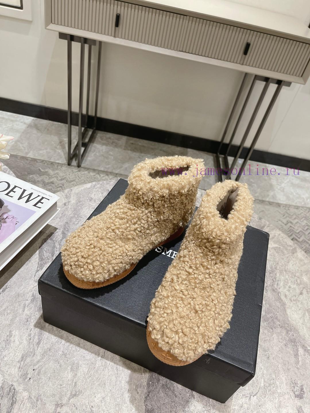 Short boots SMFK designer brand 23 latest thick soled desert snow boots by Wu Xuanyi, same syuw8wa02 - Image 8