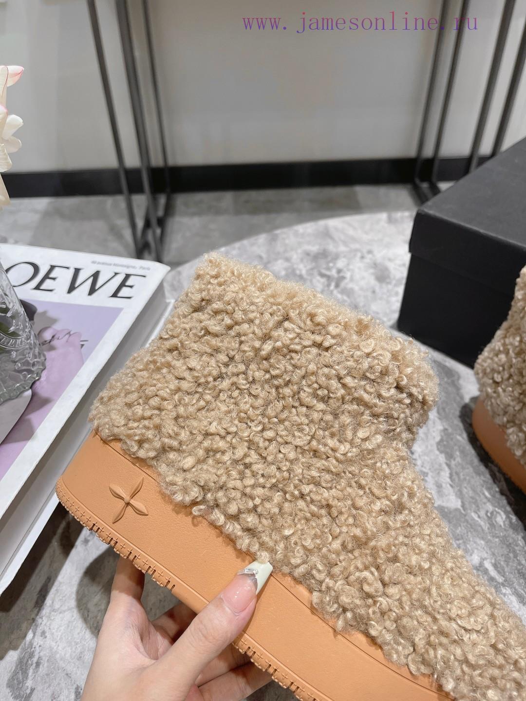 Short boots SMFK designer brand 23 latest thick soled desert snow boots by Wu Xuanyi, same syuw8wa02 - Image 10