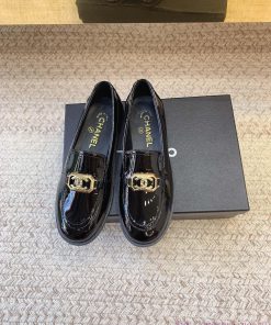 Chanel SS23 new loafer series double C-button flat bottomed loafersOriginal Last Set, Top Qutyg8eq56