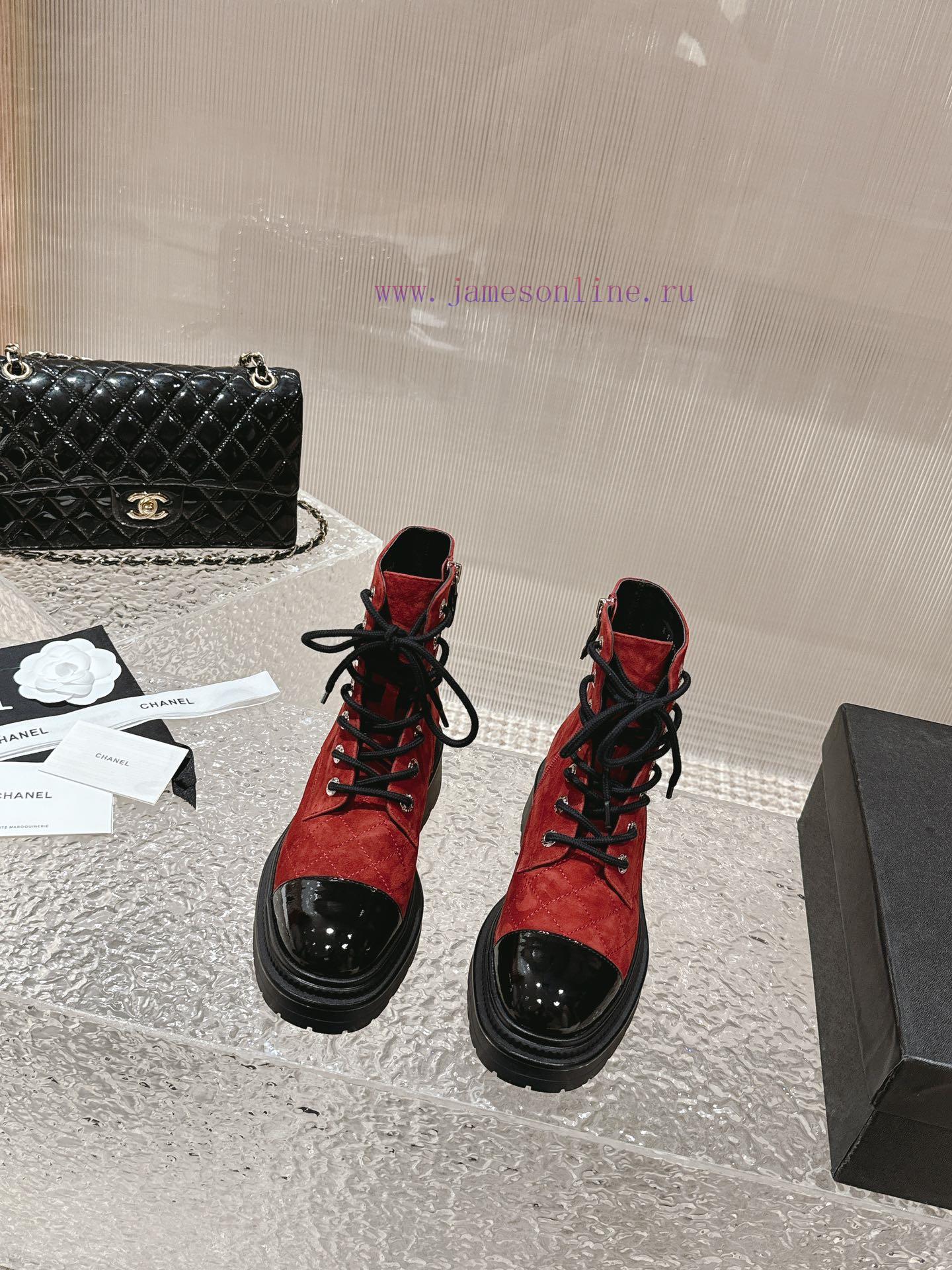 Spot sale𝐂𝐡 * 𝐧𝐞𝐥 23 Top selling productAuthentic gradeEmbroidered thick soled short boots wkxq9u1gq